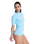 Whole Hearted Rash Vest in Tanager Turquoise
