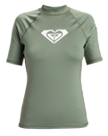 The Roxy Whole Hearted Rash Vest in Basil | Available at Anns Cottage