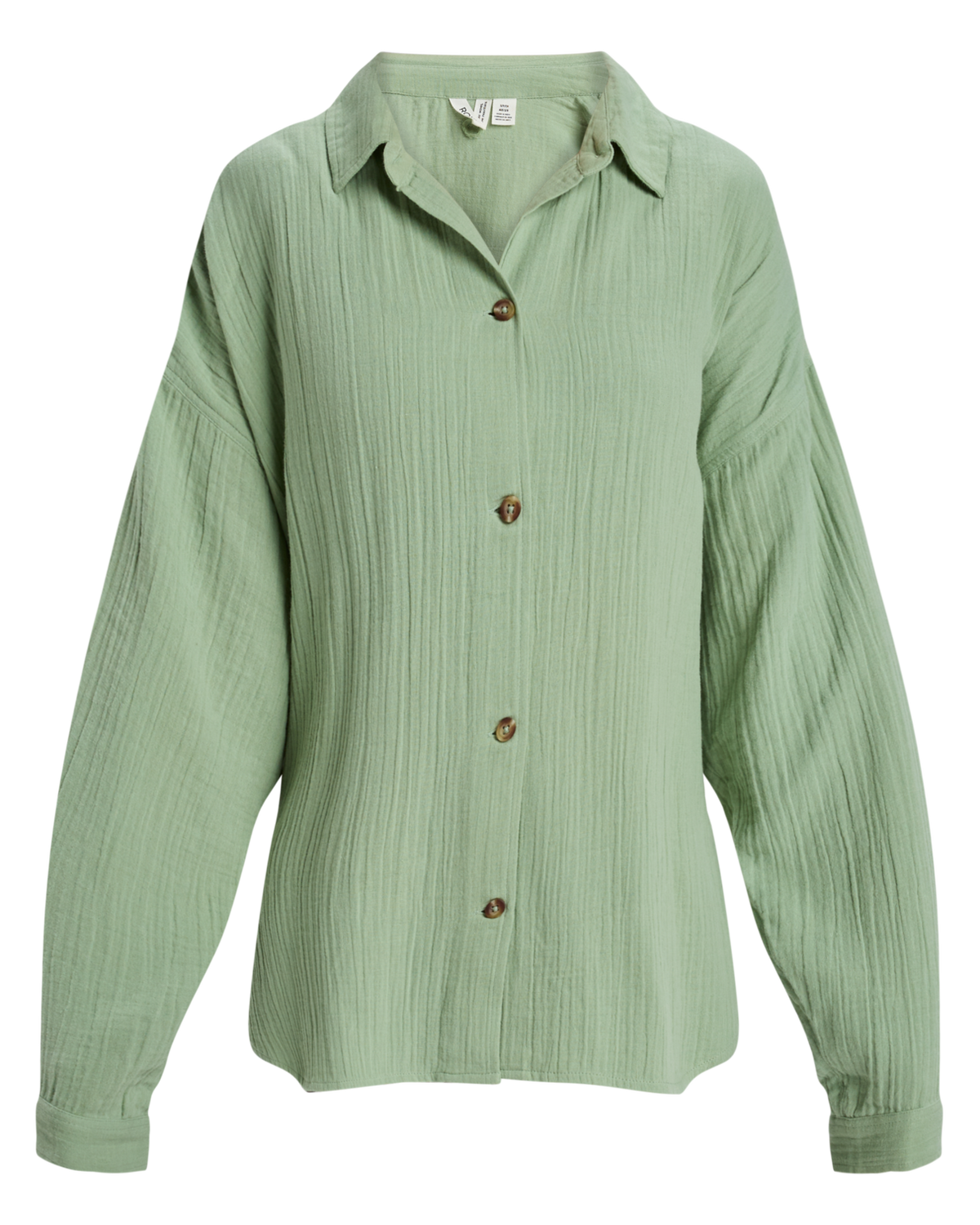 The Roxy Womens Morning Time Shirt in Basil