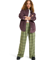 The Roxy Womens Kick Back Washed Cord Shirt Jacket in Huckleberry