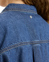 The Roxy Womens Another Reflect Denim Shirt Jacket in Medium Blue