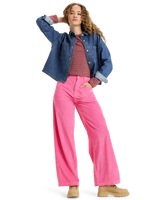 The Roxy Womens Another Reflect Denim Shirt Jacket in Medium Blue