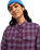 The Roxy Womens Let It Go Check Shirt in Blackberry Wine Purple Plaid