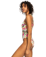 Beach Classics One Piece Swimsuit in Anthracite Palm Song