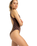The Roxy Womens Roxy Pro Wave One Piece Swimsuit in Chocolate Plum Polkabiscus