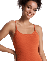 Current Coolness One Piece Swimsuit in Ginger Spice