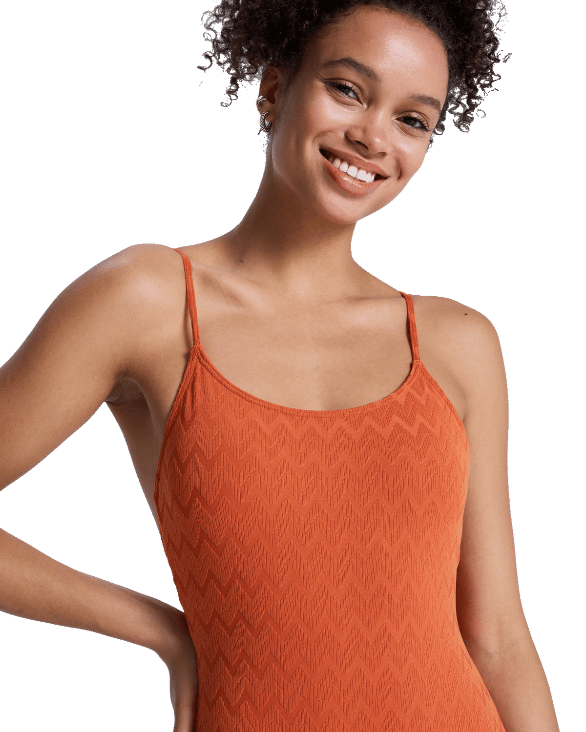 Current Coolness One Piece Swimsuit in Ginger Spice