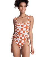 Hazy Days One Piece Swimsuit in Ginger Spice Flora