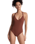 Sunshine One Piece Swimsuit in Cappuccino