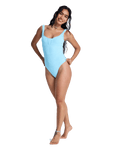 Palm Dreams One Piece Swimsuit in Tanager Turquoise