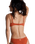 Current Coolness Elongated Tri Bikini Top in Ginger Spice