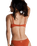 Current Coolness Elongated Tri Bikini Top in Ginger Spice