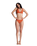 Current Coolness Elongated Tri Bikini Top in Ginger Spice