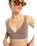 The Roxy Womens Lasca Tank Bikini Top in Deep Taupe