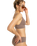 The Roxy Womens Lasca Tank Bikini Top in Deep Taupe