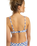 The Roxy Womens Artsy Tile U Bralette in Dazzling Blue Tile