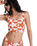 Hazy Days Crop Bikini Top in Ginger Spice Flora
