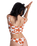 Hazy Days Crop Bikini Top in Ginger Spice Flora