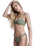 Love Bralette Bikini Top in Oil Green