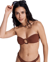 Sunshine Bandeau in Cappuccino