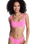 Paradise Bralette Bikini Top in Sangria Sunset