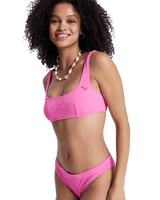 Paradise Bralette Bikini Top in Sangria Sunset