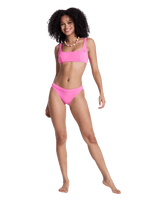 Paradise Bralette Bikini Top in Sangria Sunset