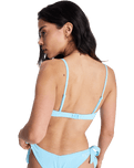 Palm Dreams Bralette Bikini Top in Tanager Turquoise