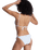 Island Tiki Tri Bikini Top in Coconut Milk