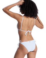 Island Tiki Tri Bikini Top in Coconut Milk