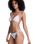 Island Tiki Tri Bikini Top in Coconut Milk