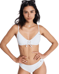Island Bralette Bikini Top in Coconut Milk