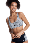 Pro Surf Athletic Bra Bikini Top in Anthracite Popiscus