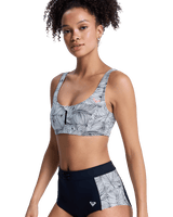 Pro Surf Athletic Bra Bikini Top in Anthracite Popiscus