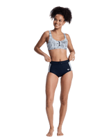 Pro Surf Athletic Bra Bikini Top in Anthracite Popiscus