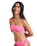 Roxy x Juicy Couture Bandeau Bikini Top in Azalea Pink
