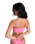 Roxy x Juicy Couture Bandeau Bikini Top in Azalea Pink