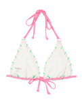 Roxy x Juicy Couture Tiki Tri Bikini Top in Island Green