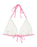 Roxy x Juicy Couture Tiki Tri Bikini Top in Island Green