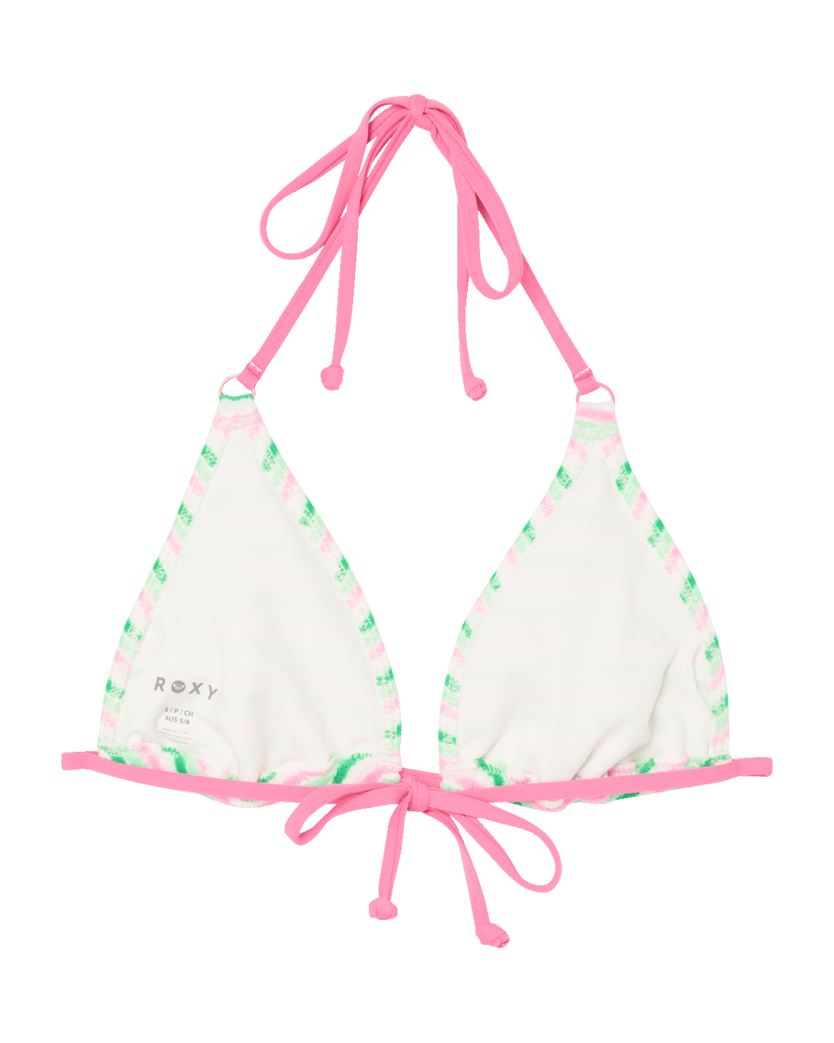 Roxy x Juicy Couture Tiki Tri Bikini Top in Island Green