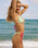 Roxy x Juicy Couture Tiki Tri Bikini Top in Island Green