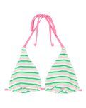 Roxy x Juicy Couture Tiki Tri Bikini Top in Island Green