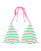 Roxy x Juicy Couture Tiki Tri Bikini Top in Island Green