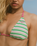Roxy x Juicy Couture Tiki Tri Bikini Top in Island Green