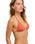 Current Coolness Tiki Tri Bikini Top in Ginger Spice