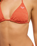 Current Coolness Tiki Tri Bikini Top in Ginger Spice
