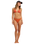 Current Coolness Tiki Tri Bikini Top in Ginger Spice