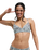Pro Surf Athletic Tri Bikini Top in Anthracite Popiscus