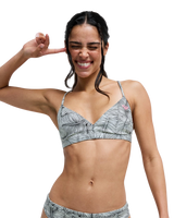 Pro Surf Athletic Tri Bikini Top in Anthracite Popiscus