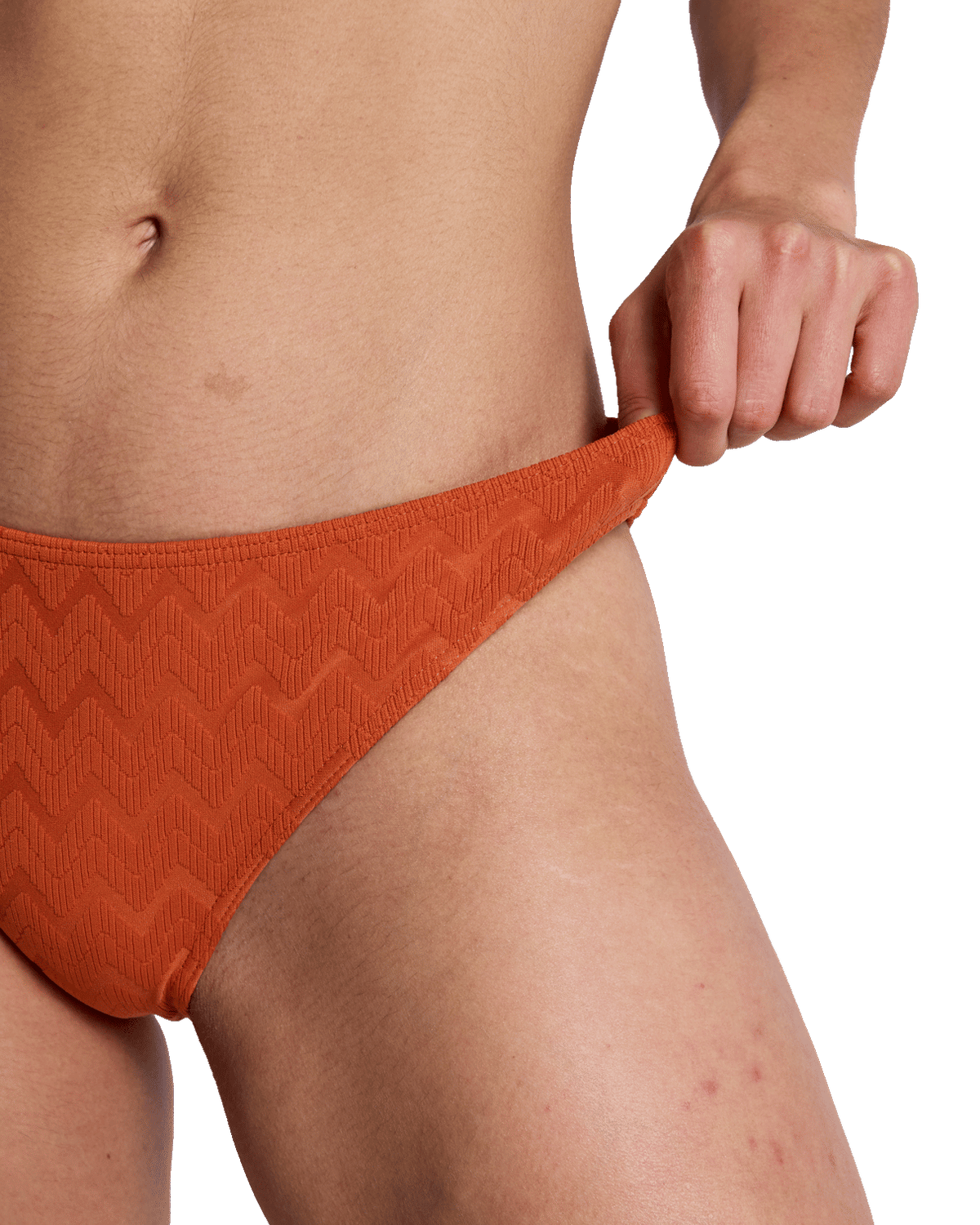 Current Coolness Hipster Bikini Bottoms in Ginger Spice